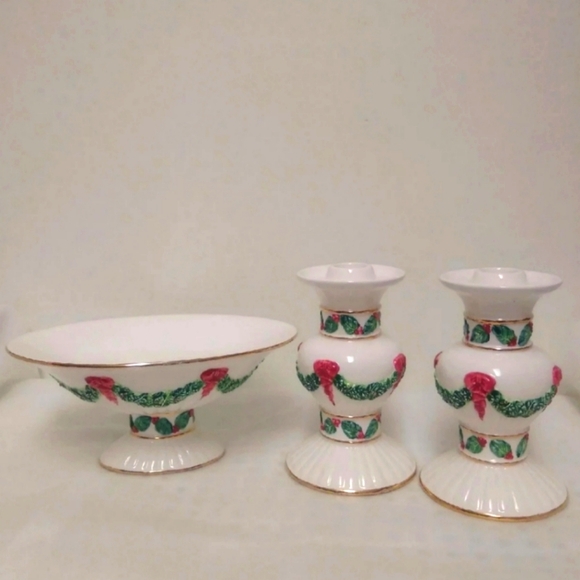 3pc Ceramic Christmas Set - Picture 3 of 7